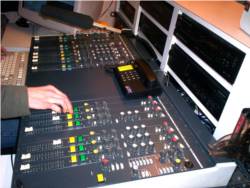 Studio we use to record our radio programme and podcast
